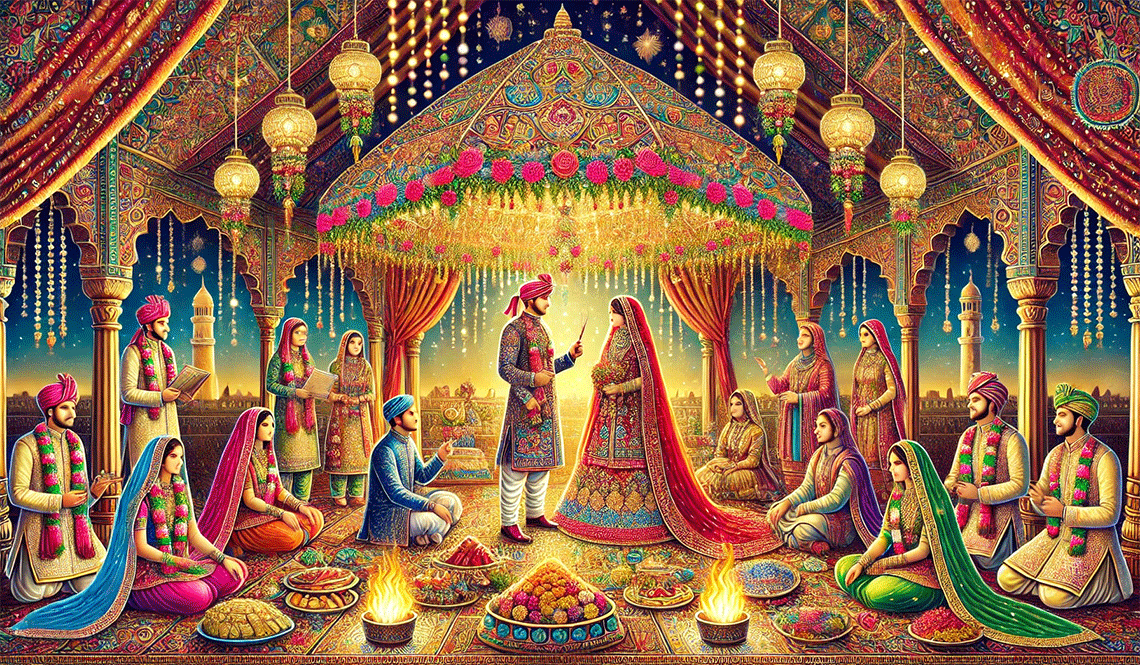 The Cultural Mosaic of South Asian Marriages