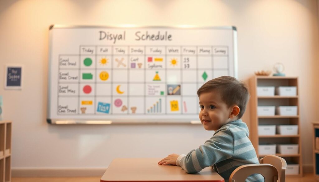 visual schedules autism support
